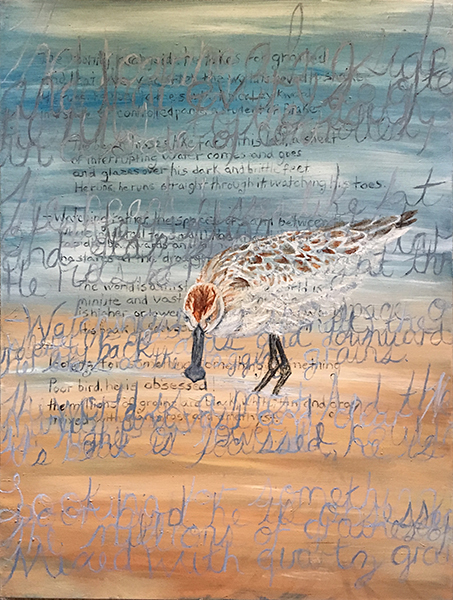 Spoonbilled Sandpiper — artwork by Stacie Birky Greene